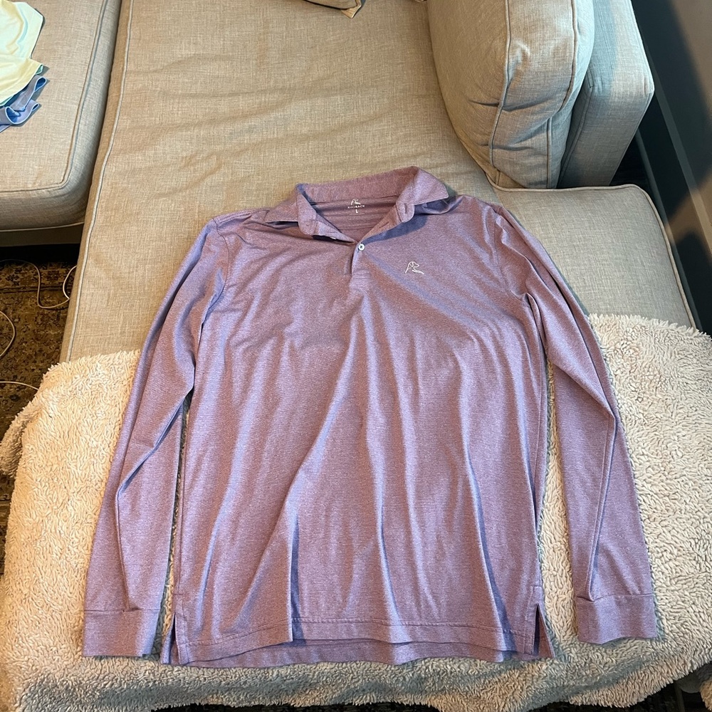 Men’s Rhoback Long Sleeve Golf Polo